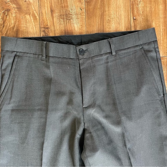 AXIST Men’s Gray Brown Dress Pant Slacks Size 34 x 32 - Picture 2 of 11